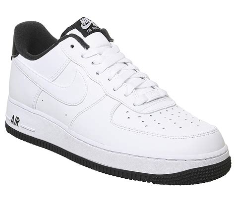 nike air force 1 wit zwart heren|air force 1 heren sneaker.